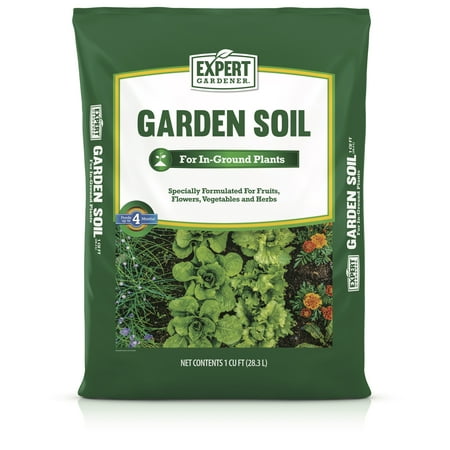 Expert Gardener Garden Soil for In-Ground Plants, 1 cu ft