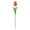 Red, variant on 1PC Single Head Mini Tulip Artificial Flower - PU Material,Realistic Simulation for Home Decor