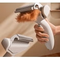 thumbnail image 2 of Pet Knot Comb, Cat specific Floating Hair Comb, Dog Thinning Brush Tool, Stainless Steel Cat Hair Cleaning Brush, 2 of 7