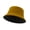 Mustard, variant on Classic Cotton Bucket Hat for Summer Fishing Camping Safari Outdoors - Mustard