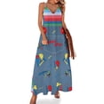 thumbnail image 1 of Vestido sin mangas con peto de muñeco asesino Chucky de Good Guys Child's Play Vestido de dama de honor Vestido de fiesta para mujer, 1 of 7
