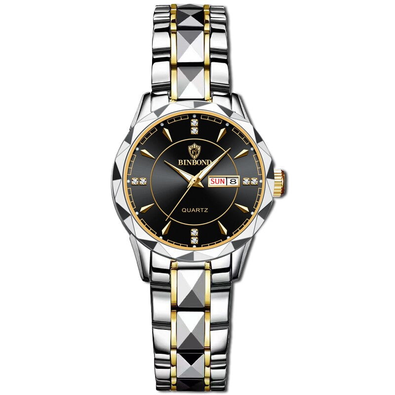 Binbond New Trendy Men's Watch Men's Waterproof Tungsten Steel