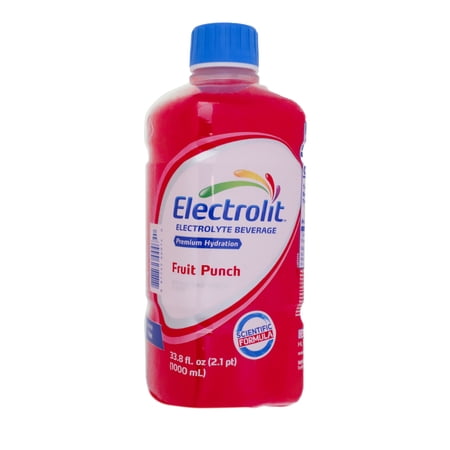Electrolit Hydration Beverage  Fruit Punch  33.8 Fluid Ounces