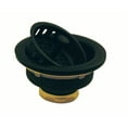 thumbnail image 5 of Westbrass COMBO PACK 3-1/2" Post Style Kitchen Sink and Waste Disposal Flange Strainers, Matte Black, 5 of 7