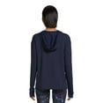 thumbnail image 3 of Athletic Works Women's French Terry Mock Neck Hoodie, Sizes XS-XXXL, 3 of 5