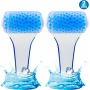 2 Ice Roller for Face & Eye Cold Therapy - Ice Facial Roller for Puffy Eyes, Shrink Pores, and Tighten Skin, Skin Care Tool