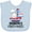 AE-Light Blue, variant on Inktastic Grandpa First Mate Grandchild Sailing Boys or Girls Baby Bib
