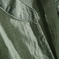 thumbnail image 2 of Lefu Men's Chinese Style Solid Color Loose V-neck Long Sleeve Pullover Tops, 2 of 9