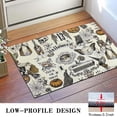 thumbnail image 3 of Beige Halloween Skull Pumpkin Pattern Door Rugs,Washable Non Slip Door Mats Indoor,Decorative Door Mats,Entry Mat Indoor for Entrance,Bedroom,Kitchen,Bathroom,16"x24", 3 of 6
