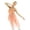 Orange, variant on Aislor Women's Sparkle Sequins Ballet Skirt Lyrical Camisole Leotard Dress Dancewear