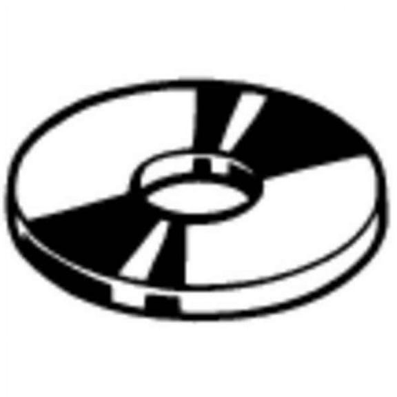 Flat Washer, For Screw Size M4 ,Steel Zinc Plated Finish, 100 PK