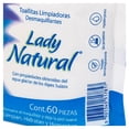 thumbnail image 3 of Toallitas desmaquillantes Lady Natural 60 pzas, 3 of 4