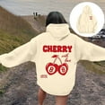 thumbnail image 2 of Women's Oversized Sweatshirts Letter Print Hoodies Fall Long Sleeve Sweaters Pullover Y2k Clothes, 2 of 7