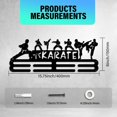 thumbnail image 2 of Karate Medal Display Rack Personalized Wall Mounted Tiered Medal Hanger Holder Medal Hanging Rack Sports Medal Ribbon Hanger for Living Room Bedroom Gym Stadium, 2 of 9