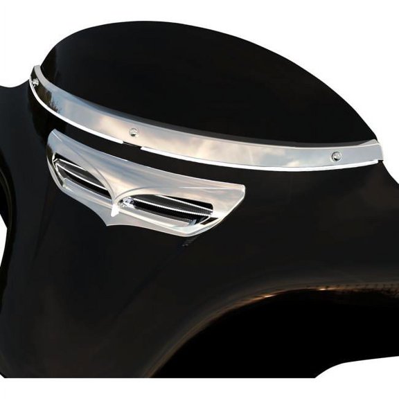 Ciro 11000 Windshield Trim - Chrome LED