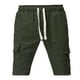 thumbnail image 5 of Txlixc Pantalones cortos de verano para hombres, pantalones cortos de cuerda de color sólido con bolsillos Txlixc moda, 5 of 7