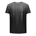 thumbnail image 5 of M-5XL Short Sleeve T Shirts for Men Big & Tall Crewneck Tshirts Plus Size Pullover Slim Casual Gradient Printed Basic Going Out Tees Tops, 5 of 5
