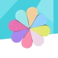 thumbnail image 4 of MasteelfCA 8pcs Facial Cleaning Sponge Puff Petal Shape Eight Colors Face Smooth Cleaning Tools Makeup Powder Sponge (Mixed Color), 4 of 7