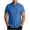 (New20)Blue, variant on Men's Big & Tall Linen Blend Shirts Casual Button Down Breathable Short Sleeve Daily Shirts Classic Collar Summer Workwear Tops with Chest Pocket