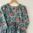 thumbnail image 5 of Handblock Cotton Dress, Floral Dresses,Cotton Long Dress,Blockprint Dress, Party Wear Dresses,Cotton Skater & Circle Dress, Handmade Dresses, 5 of 8