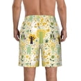 thumbnail image 3 of Kdxio Animal Tree Pattern Mens Casual Shorts - Drawstring Summer Beach Sports Shorts for Men, 3 of 9