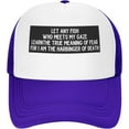 Men Baseball Hat Let Any Fish Who Meets My Gaze Learn The True Meaning