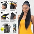 thumbnail image 5 of FREE TRESS Milky Way Weave Organique Pony Pro Ponytail Sleek Straight (OP43027), 5 of 6