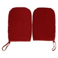 thumbnail image 3 of Guantes de aseo para mascotas de doble cara 1 Pc Unique Bargains para tienda de mascotas en el baño, tela de cepillo roja, 3 of 4