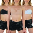 thumbnail image 3 of ToBeInStyle Women's Pack of 3 Padded Wired Bra with Clear Convertible Straps - Basic Assortment - 34B, 3 of 7