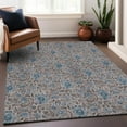 thumbnail image 6 of Addison Rugs Mayfield Washable Transitional Floral Mocha Rectangle Rug, 3' x 5', 6 of 6