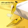 thumbnail image 4 of LED Light Ear Pick USB Rechargeable Ear Wax Removal Nose Clean Clip Baby Adults Ear Nose Clean Tweezers Remover Set, 4 of 8