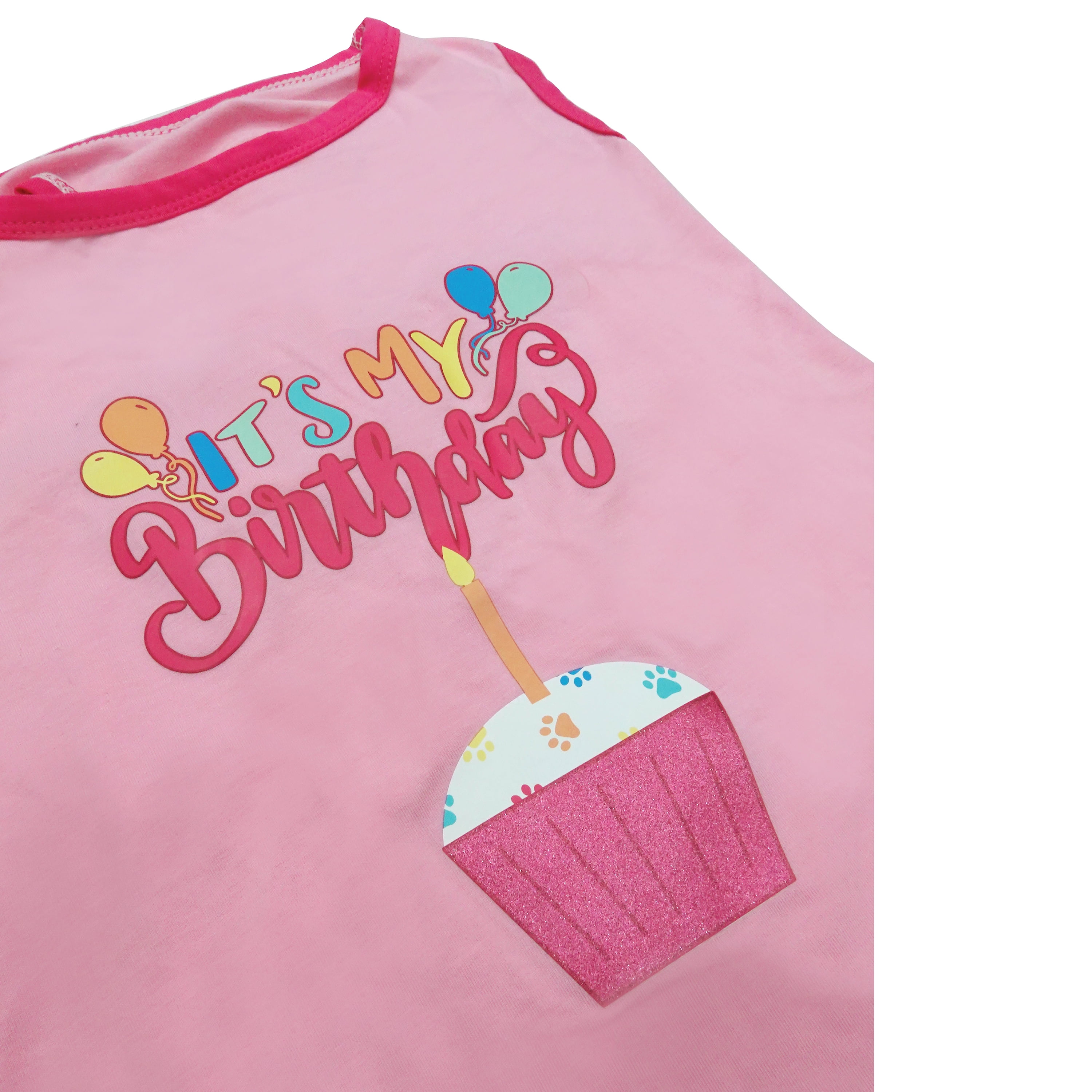 Best Furry Friends Birthday Party Set for Dogs or Cats (set of 4), Pink, X-Small