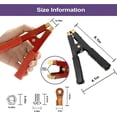 thumbnail image 5 of 2 count  Jumper  Clamps,   Pure Copper  Clips Jumper Cables Boost Clamp,    Clamps, Suitable for    Boat (Red & Black), 5 of 7