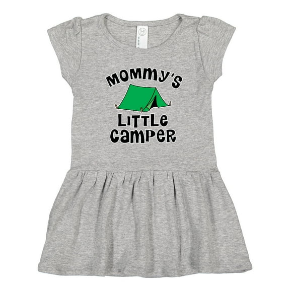 Inktastic Camping Mommy Little Camper Girls Toddler Dress