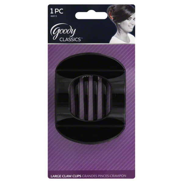 Goody - Goody Kimberly Large Updo Claw Hair Clip (Black) - Walmart.com ...