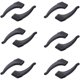 thumbnail image 1 of (Almohadillas nasales adhesivas para gafas, 10 pares de almohadillas nasales de silicona antideslizantes para gafas, almohadillas nasales adhesivas para gafas y gafas de sol., 1 of 4