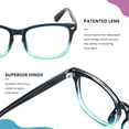 thumbnail image 4 of Gafas de bloqueo de luz azul Cyxus Nerd Candy para hombre/mujer, 4 of 7