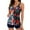 Red, variant on Mchoice Tankini Bathing Suits for Women, 2 Piece Floral Printed Tummy Control Swimsuit Drawstring Swim Tank Top with Shorts Swimwear Yellow,L