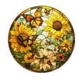 thumbnail image 2 of Christmas Savings Clearance! FELTREE Hanging Wreath, Colorful Circular Wall Decoration, Window Decoration, Festival Decorations, 16 * 16* 0.4cm, 2 of 4