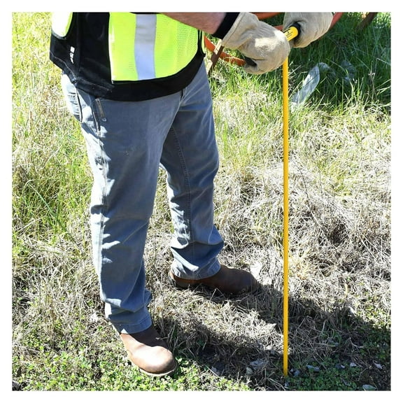 Non-Conductive Fiberglass Soil Probe - 60 Inch Length for Cable and Pipe Detection