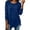 Navy, variant on hotojiny Oversized Tshirts for Women Crewneck Curved Hem Tunic Tees Long Sleeve Loose Basic Tops Fall Pullover(White,X-Large)