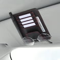 thumbnail image 1 of Organizador de parasol multifuncional con clip para coche, organizador y almacenamiento de parasol, tarjetero para tarjeta de registro y seguro, accesorios para coche, 1 of 5
