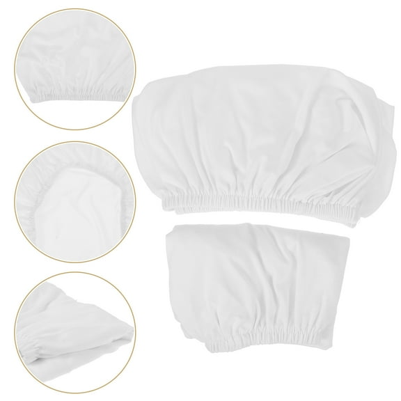 TEHAUX Large Elastic Chair Cover Polyester Seat Protector Sleeve for Office and Home Use, 1 Set