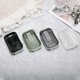 thumbnail image 6 of 1 Pc Wall Mounted Soap Dish Single Layer Black Soap Dish for Bathroom Kitchen 4.96"x3.39"x1.02", 6 of 6