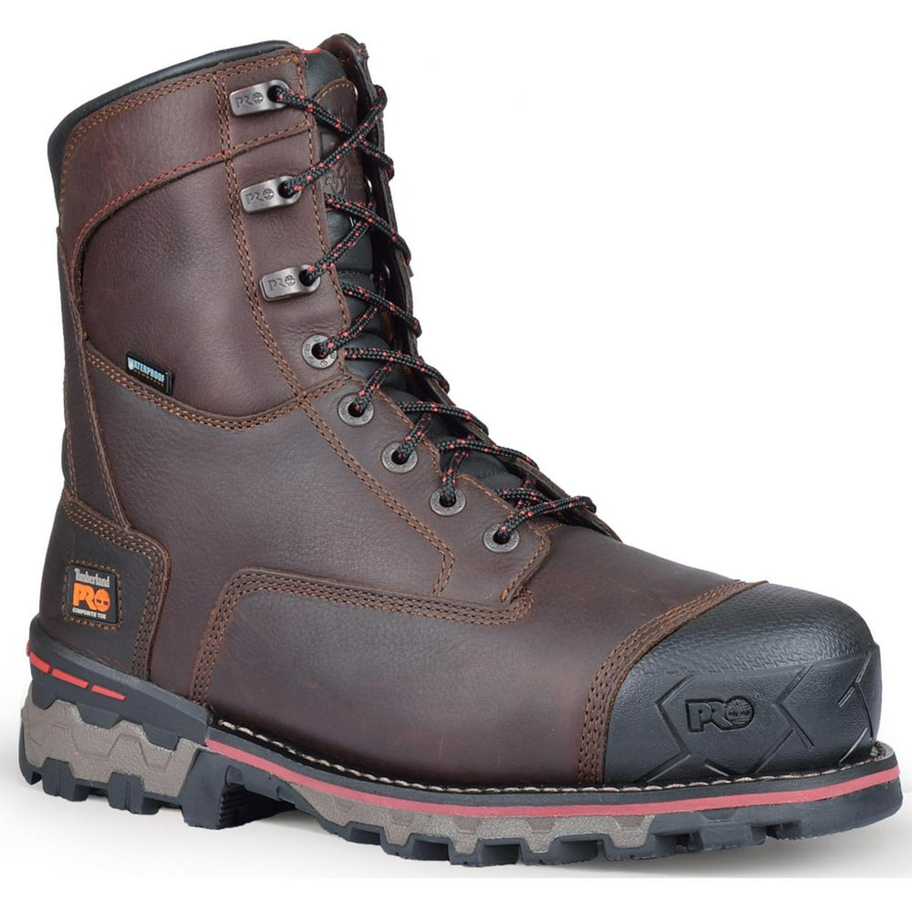 timberland pro boondock men's waterproof composite toe work boots