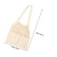 thumbnail image 2 of GOOHOCHY Bolsa De Malla De Beige Reutilizable Para Con Asas Gran Capacidad Y Patchwork, 2 of 7