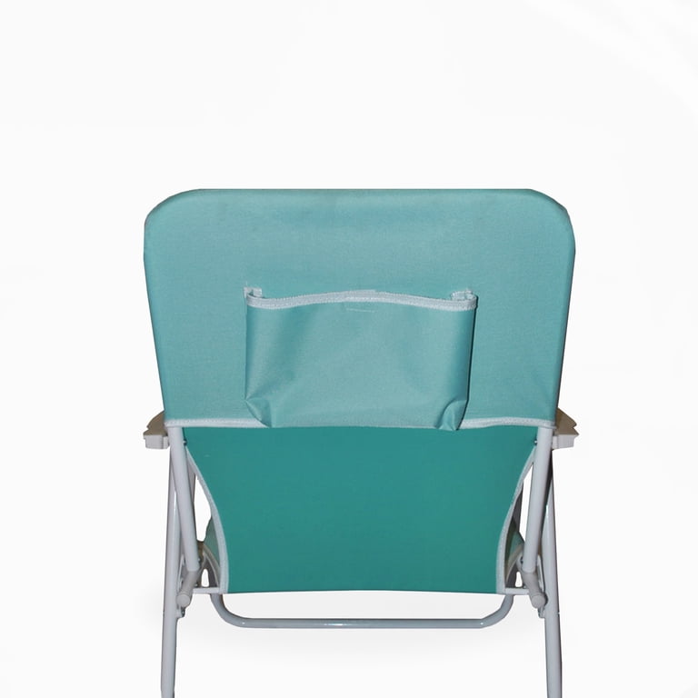 Caribbean Joe Folding Beach Chair, One Position with Armrests