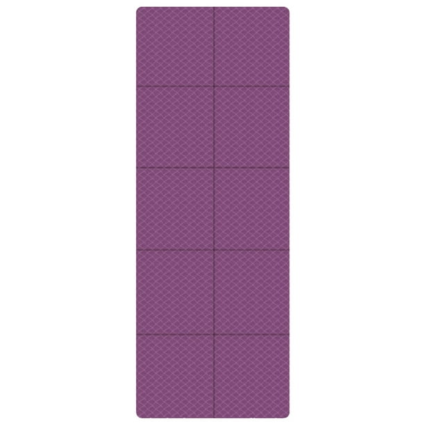 Mat Yoga Ejercicio Plegable Tail Doble Cara Multifunción para Y Entrenamientos Piso