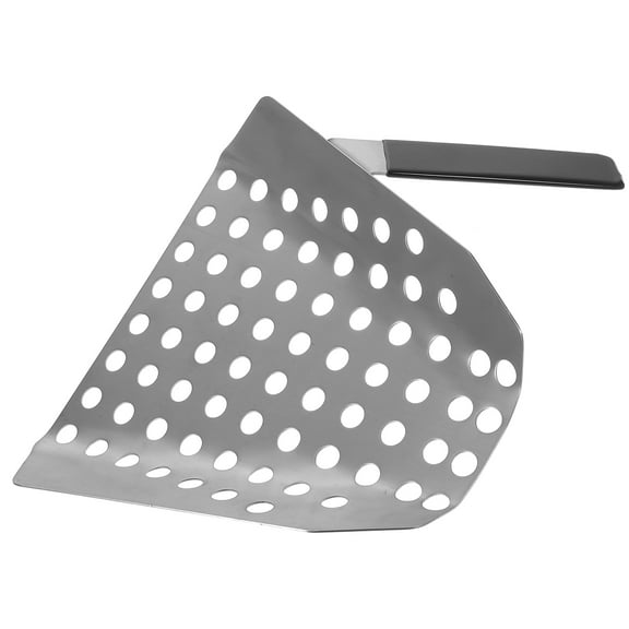 Qnmwood Stainless Steel Popcorn Scoop with Holes for Snacks and Candy