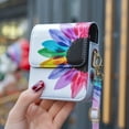 thumbnail image 6 of Small Crossbody Bag with Clear Phone Case for Samsung Galaxy Z Flip 7 2025, Sun Flower, 6 of 10